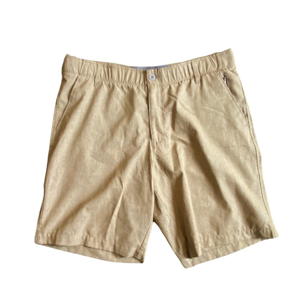 NWOT Swiss Tech Size 36 Tan Brown Stretch Performance Shorts | Men's 36 Shorts